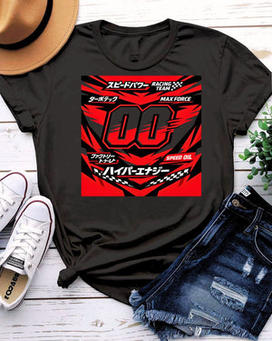 Zero Velocity retro logo graphic t-shirt in heather grey