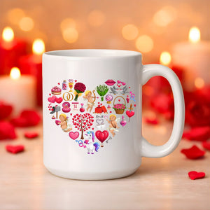 cupid valentines day mug