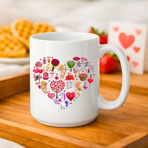 cupid valentines day mug