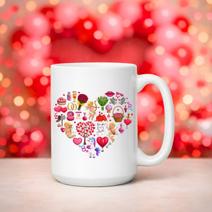 cupid valentines day mug