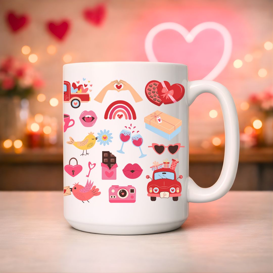 feb 14 special symbolic ceramic mug love