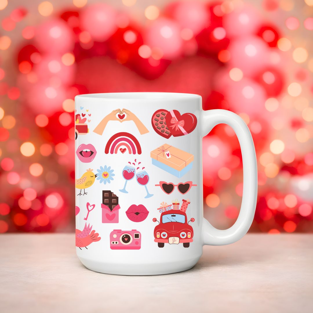 feb 14 special symbolic ceramic mug love