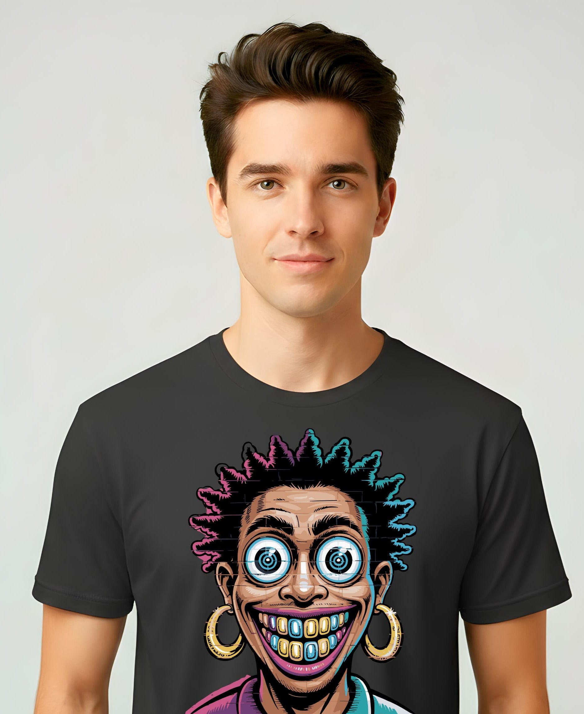 funny wall face meme t-shirt, relatable expression graphic tee, meme funny face shirt, sarcastic humor t-shirt for meme lovers, wall stare funny meme tee