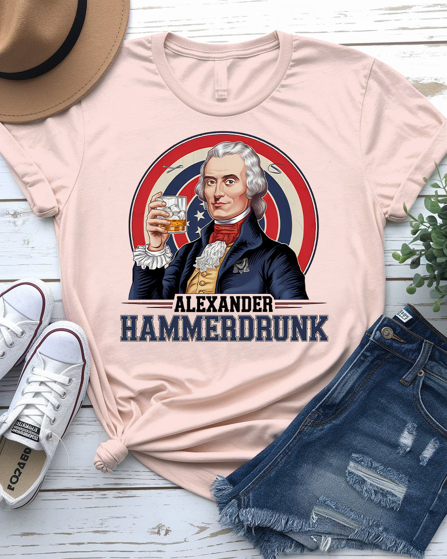 Detailed print of Alexander HammerDBunk meme graphic – bold and funny parody design